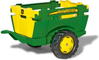 ROLLY TOYS 122103, ROLLY TOYS RollyTrailer John Deere Anh&auml;nger Farm (Gr&uuml;n)