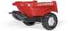 ROLLY TOYS 128815, ROLLY TOYS RollyTrailer II Anhänger für Traktor (Rot)