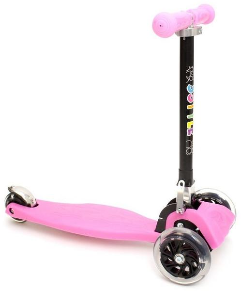 3Style Scooters Kickboard mit LED-Lichtern rosa