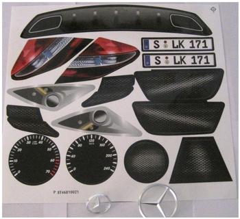 Big Bobby Car Stickers inkl. Sterne