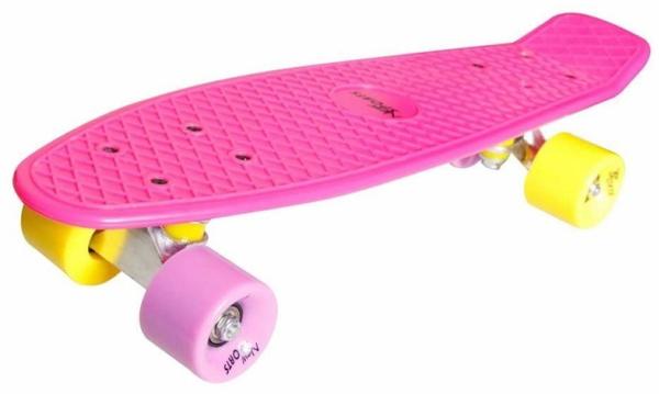 Vedes NSP Kickboard pink gelb/lila, ABEC 7