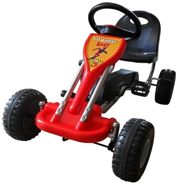 vidaXL Go Kart Rot 89 x 52 x 51 cm