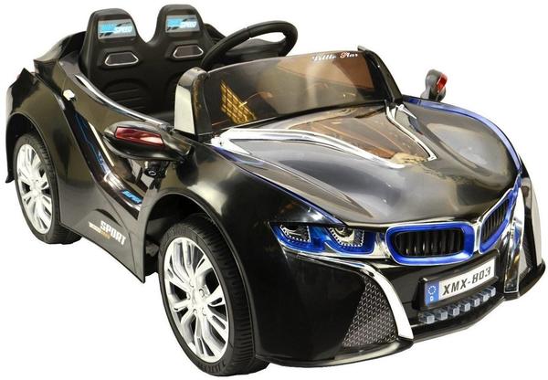 ES-Toys Elektro Auto Concept-2, 2x30W, 2x12V, mit MP3, schwarz (ET3734)