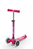 Micro Mobility Mini Micro Deluxe LED, Kinder, Dreiradroller, Pink, Weiblich,...