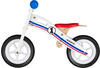 Bikestar mit Trittbrett 10'' weiß/blau/rot