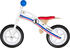 Bikestar mit Trittbrett 10'' weiß/blau/rot