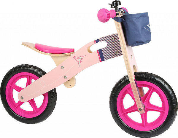 Small Foot Design Laufrad aus Holz rosa Kolibri