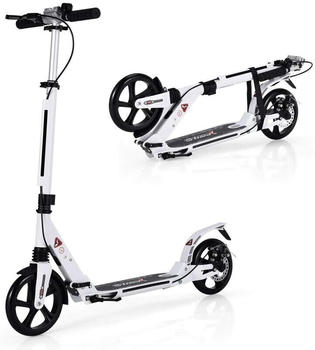 Costway Kickscooter mit Klingel und St&auml;nder inkl. Traggurt f&uuml;r Kinder und Erwachsene