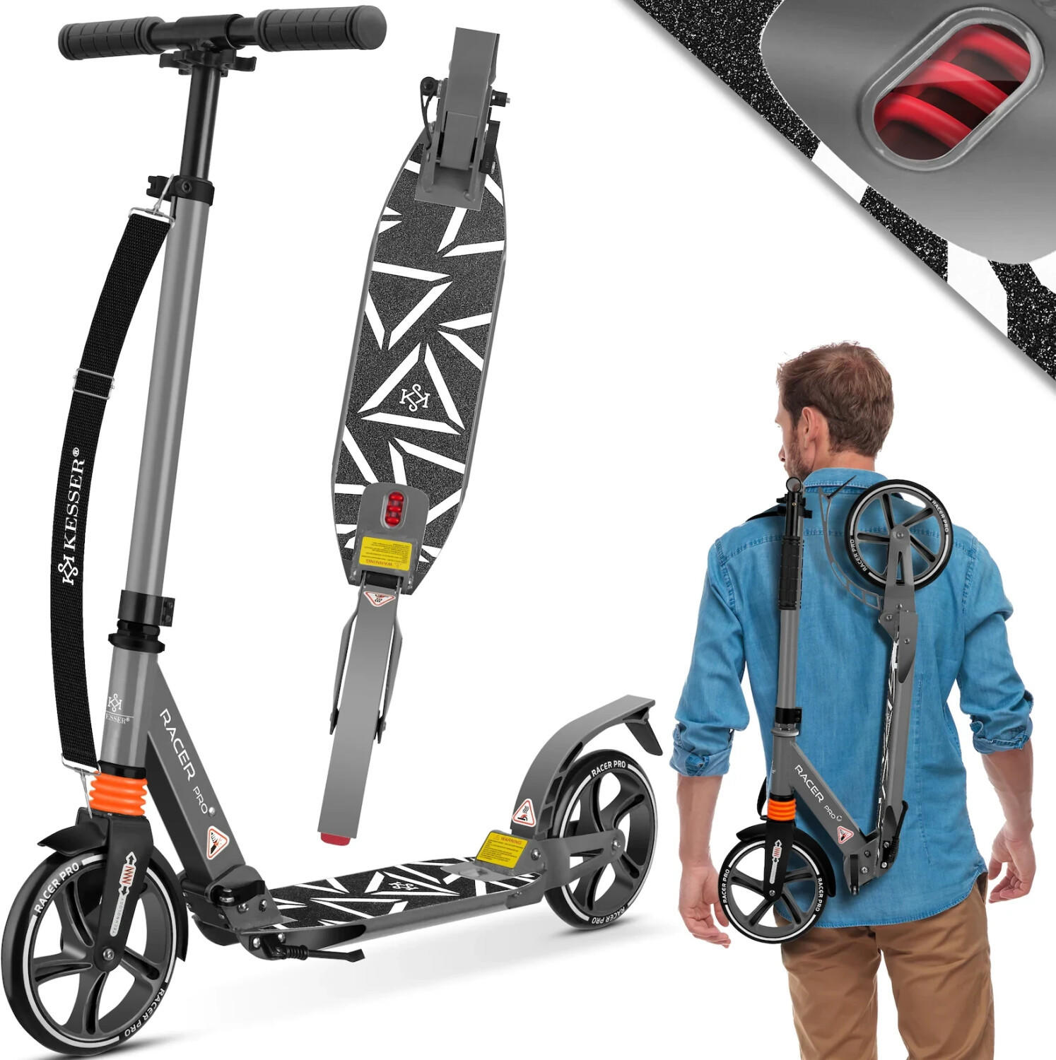 Kesser Scooter 210mm grey Test TOP Angebote ab 64,80 € (August 2023)