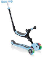 Authentic Sports Globber Go-Up Foldable Lights pastellblau, mit Leuchtrollen