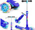 Kidiz Scooter X-Pro2 Dreiradscooter mit PU LED Leuchtenden Räder blau