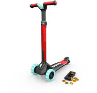BERG 24.77.14.00, BERG Nexo Scooter klappbar Lights Magnet-deck rot