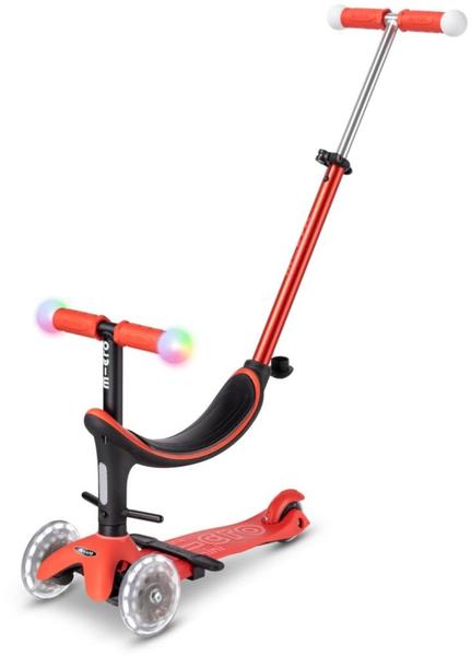 Micro Mobility Mini2Grow DELUXE Magic LED red