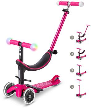 Micro Mobility Mini2Grow DELUXE Magic LED pink