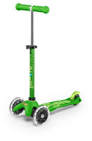 Micro MMD051, Micro Scooter mini micro Deluxe LED gr&uuml;n, Sportartikel >