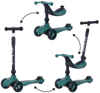 My Hood Kick'n Ride Scooter - gr&uuml;n (505143)