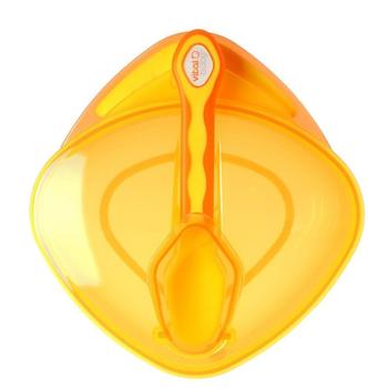 Vital Baby erstes Tellerset mit Deckel orange