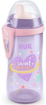 NUK Trinkflasche Kiddy Cup Night 300 ml violett