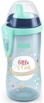 NUK Trinkflasche Kiddy Cup Night 300 ml blau