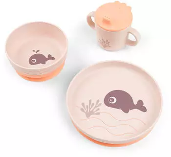 Done by Deer Foodie Dinner Set Wally powder