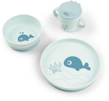 Done by Deer Foodie Dinner Set Wally blue