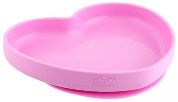 Chicco Easy Plate Silicone +9m pink