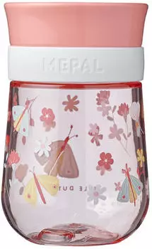 Rosti Mepal 360&deg; Trinklernbecher Mio 300 ml flowers & butterflies