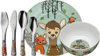 WMF Kindergeschirr-Set Waldfreunde