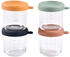Béaba Set with glass containers 250 ml