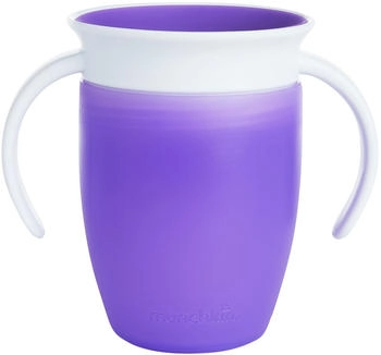 Munchkin Miracle 360° Trinkbecher mit Griffen 207 ml lila
