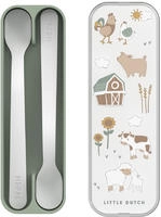 Mepal 108032065399, Mepal Mio Mepal X Little Dutch 2er-Pack F&uuml;tterl&ouml;ffel gruen