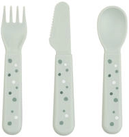 Done by Deer 1236523, Done by Deer - Foodie Kinderbesteck-Set, Happy Dots, gr&uuml;n