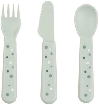 Done by Deer Happy Dots Besteckset - Green