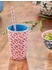 Rice Großer Melamin Becher - Pink/A Rose is a Rose Print