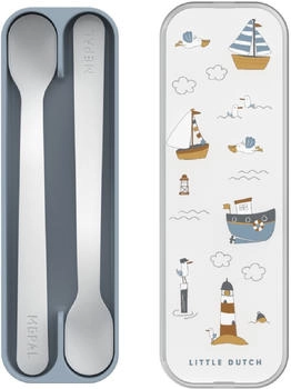 Rosti Mepal Little Dutch Sailors Bay Babylöffel - 2 Stück