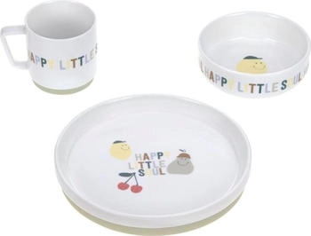 Lässig Set Porzellan Happy Fruits Zitrone Kirsche