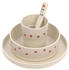 Lässig Laessig Dish Set Pp/Cellulos Heart Lavender Heart Lavender