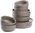 Leonardo Roma Geschirr-Set braun/beige Geschirrset 12-teilig für 4 Personen