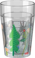 HABA 2012447003, HABA Glitzerbecher, Wald, Kinderbecher mit Sch&uuml;tteleffekt,...