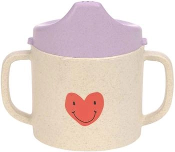 Lässig Schnabeltasse Happy Rascals Heart Lavender Schnabeltasse
