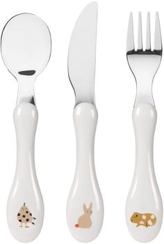 Lässig Kinderbesteck (3-teilig) - Little Mateys Spicy Orange