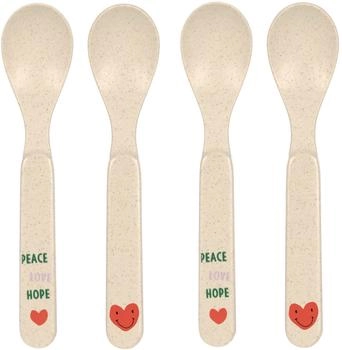 Lässig Löffelset- Happy Rascals Heart Lavender 4er Pack