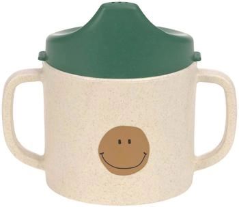 Lässig Schnabeltasse Happy Rascals Smile Green