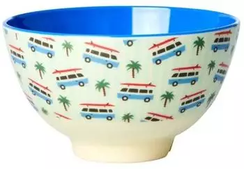 Rice Melamin Schüssel Blau Wohnmobil Print 700ml