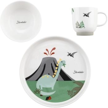 Sterntaler Geschirrset Porzellan Dinorexi, Weiß