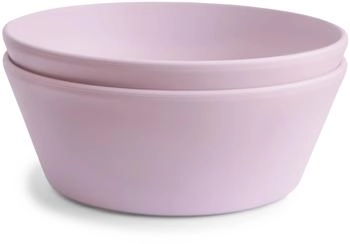 Mushie 2 bowls soft lila