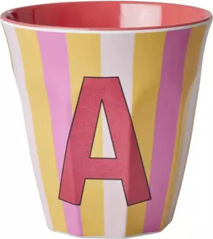 Rice Medium Melamin Becher - Rosa A