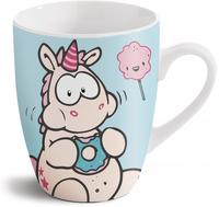 Nici 41450 Tasse, Porzellan, Wei&szlig; mit Buntem Aufdruck, 8.3 x 12 x 10.5 cm, 1