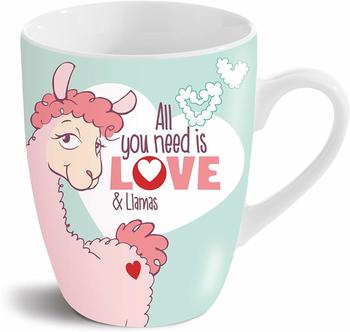 NICI Tasse Lama - All you need is Love an Lamas
