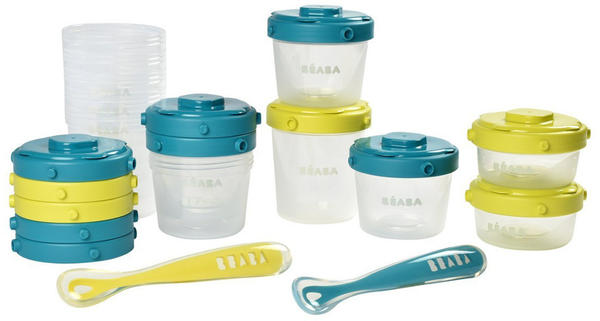 Beaba Pack First Meal green/blue